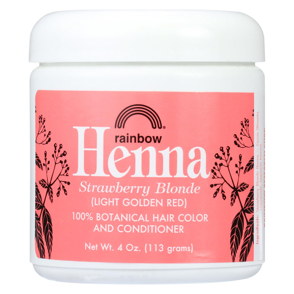 Rainbow Research Henna Hair Color And Conditioner Persian Strawberry - 4 Oz