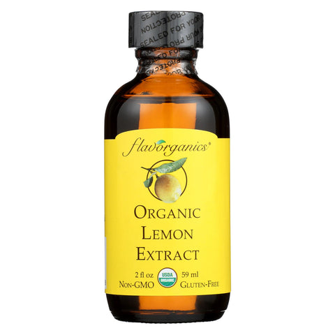 Flavorganics Organic Lemon Extract - 2 Oz