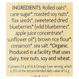 Nature's Path Organic Optimum Power Flax Cereal - Blueberry Cinnamon - Case Of 6 - 11.2 Oz.