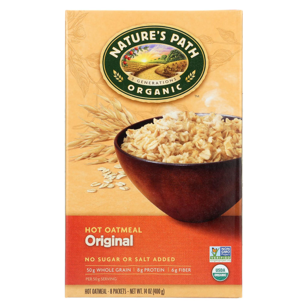 Nature's Path Organic Hot Oatmeal - Original - Case Of 6 - 14 Oz.