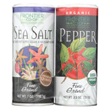 Frontier Herb Salt And Pepper Combo Pack - 9.5 Oz