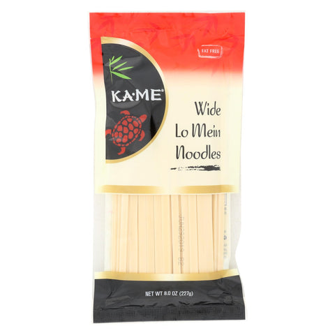 Ka'me Wide Lo Mein Noodles - Case Of 12 - 8 Oz.