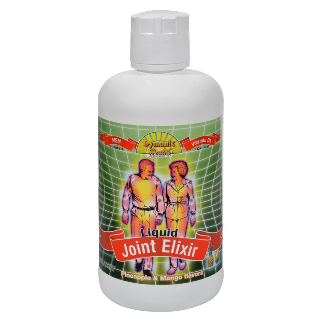 Dynamic Health Liquid Joint Elixir With Msm Pineapple And Mango - 32 Fl Oz