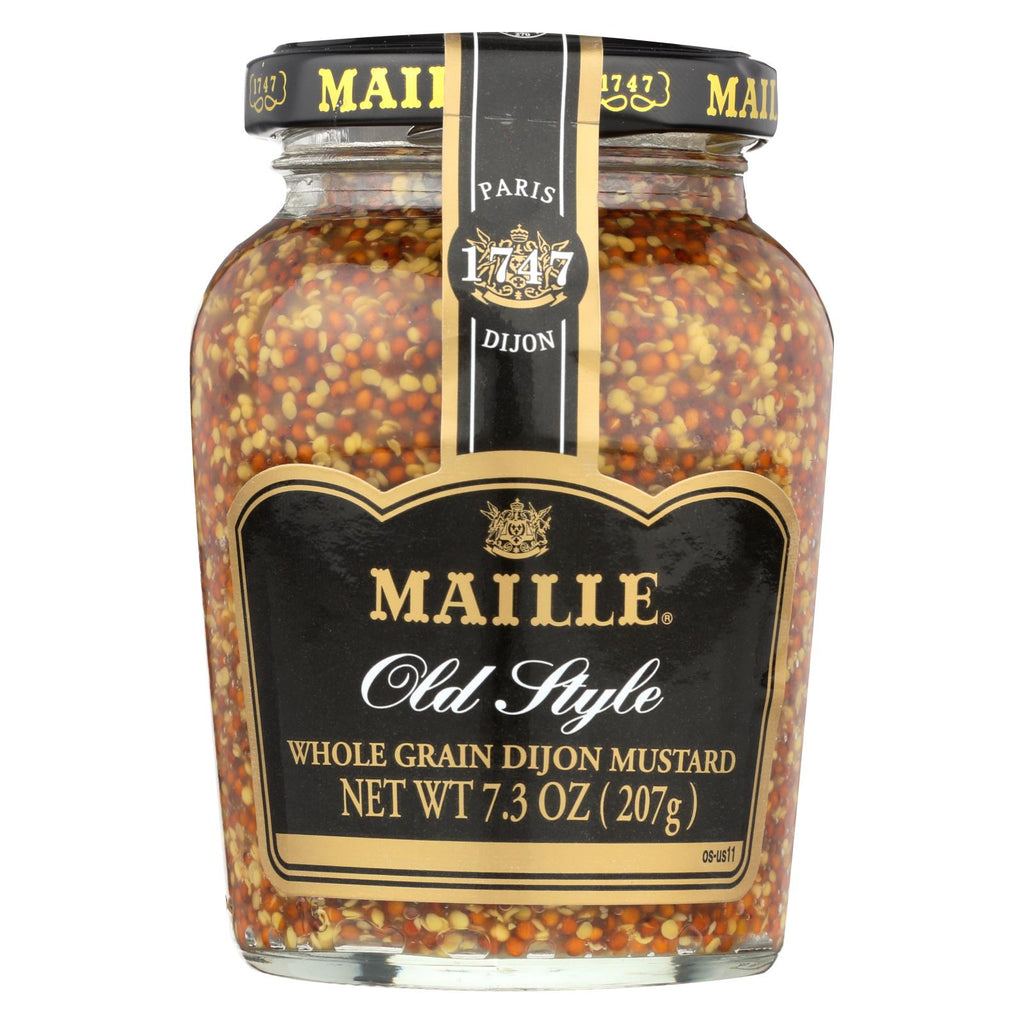 Maille Old Style Whole Grain Dijon Mustard - Case Of 6 - 7.3 Oz.