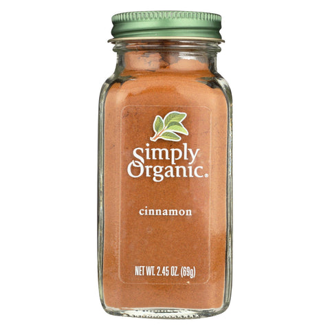 Simply Organic Cinnamon - Case Of 6 - 2.45 Oz.