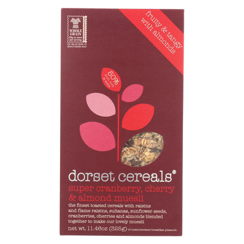 Dorset Cereal Super Cranberry, Cherry And Almond Muesli - Case Of 5 - 12 Oz.