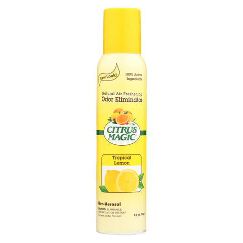 Citrus Magic Tropical Lemon Air Freshener-non-aerosol Spray - 3.5 Oz - Case Of 6