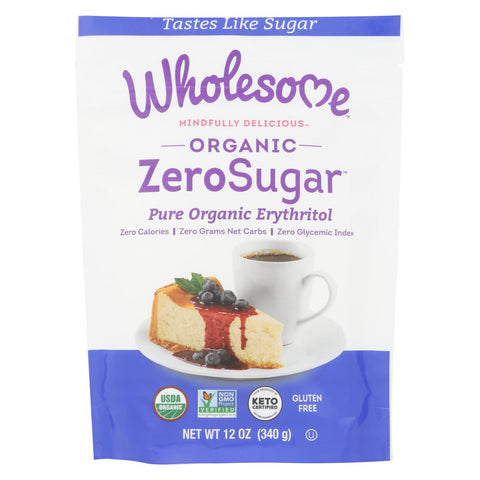 Wholesome Sweeteners Sweetener - All Natural - Calorie Free - Zero - Pouch - 12 Oz - Case Of 8