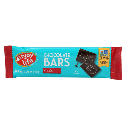 Enjoy Life - Chocolate Bar - Boom Choco Boom - Dark Chocolate - Dairy Free - 1.12 Oz - Case Of 24