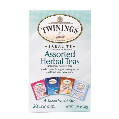 Twining's Tea Herbal Tea - Assorted Herbal Teas - Case Of 6 - 20 Bags