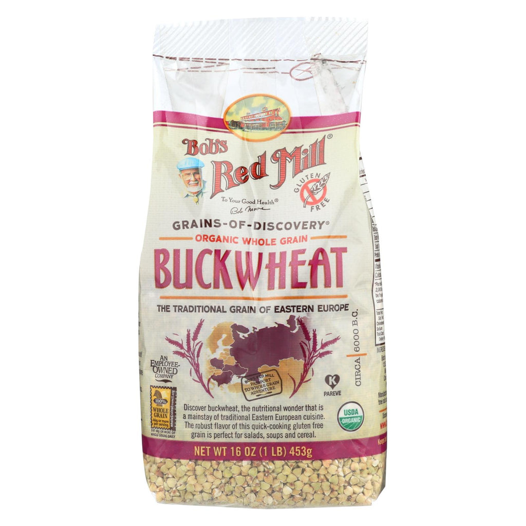 Bob's Red Mill - Organic Gluten Free Buckwheat Groats - 16 Oz - Case Of 4