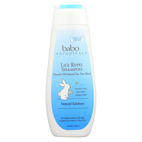 Babo Botanicals - Lice Repellent Shampoo - 8 Fl Oz