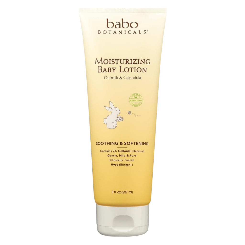 Babo Botanicals - Oatmilk Calendula Moisturizing Baby Lotion - 8 Fl Oz