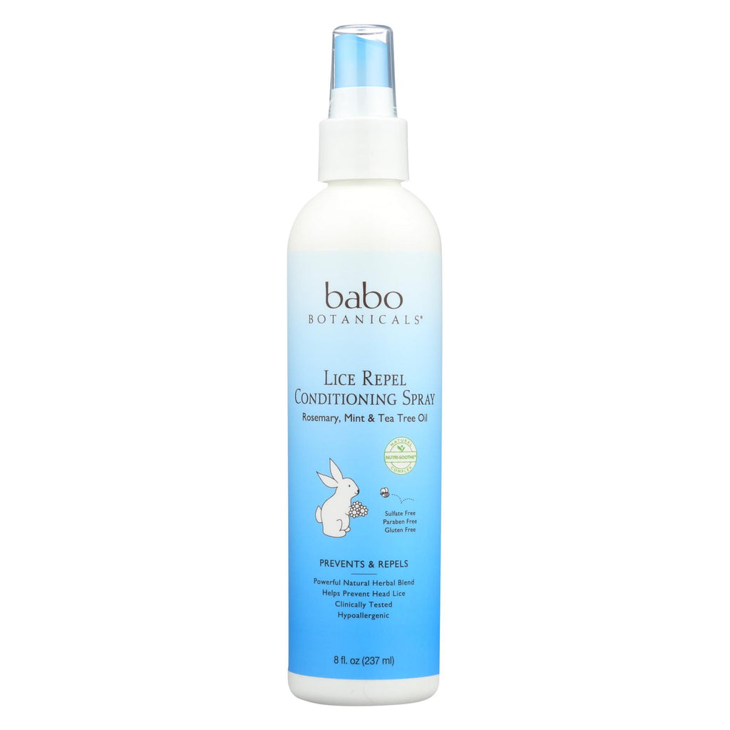 Babo Botanicals - Lice Repellent Conditioning Spray - Rosemary - 8 Fl Oz