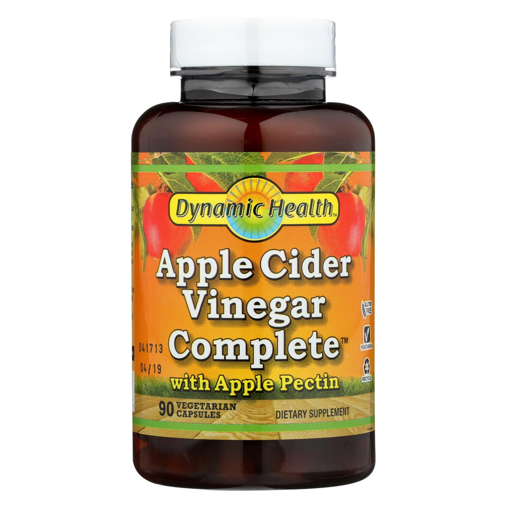 Dynamic Health Apple Cider Vinegar Complete With Apple Pectin - 90 Vegetarian Capsules