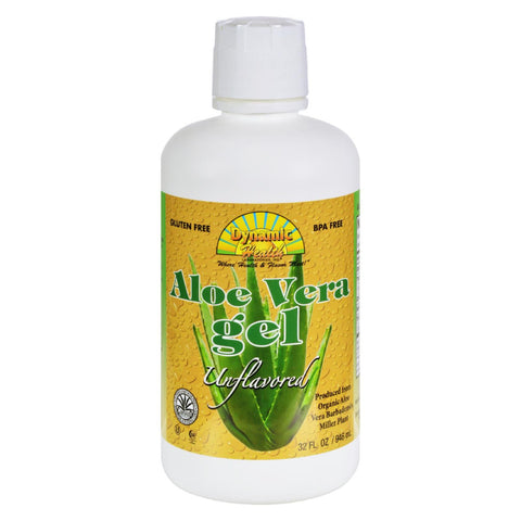 Dynamic Health Aloe Vera Gel Unflavored - 32 Fl Oz