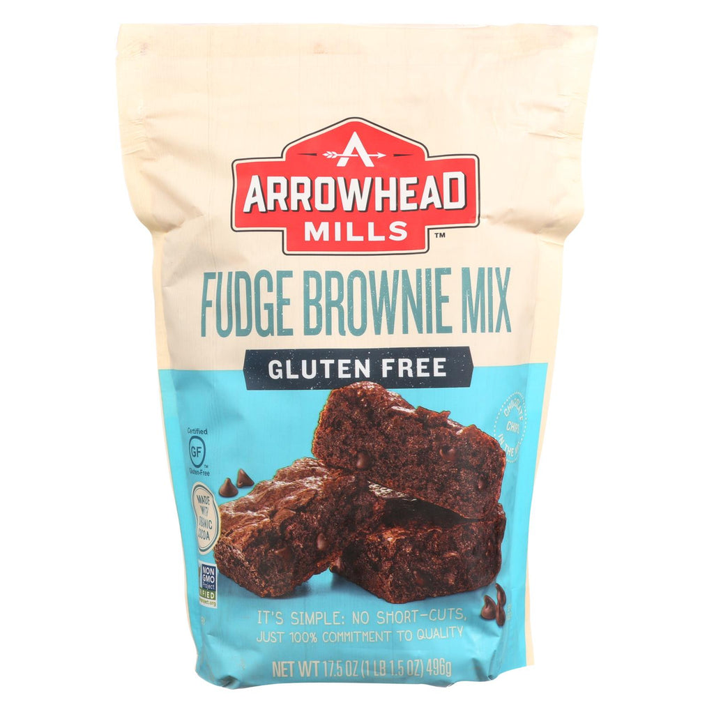 Arrowhead Mills - Organic Brownie Mix - Case Of 6 - 17.5 Oz.