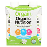 Orgain Organic Nutrition Shake - Vanilla Bean - 11 Fl Oz - Case Of 12