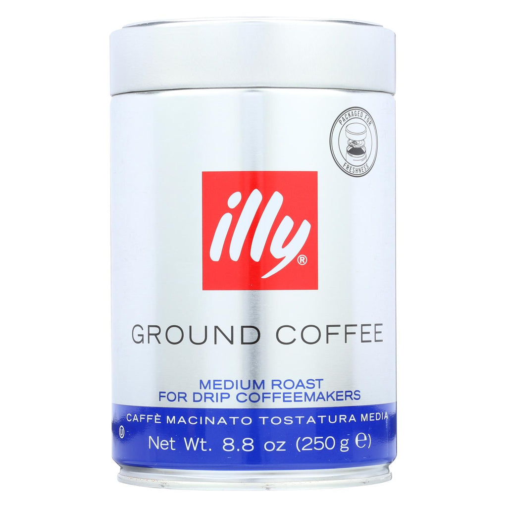 Illy Caffe Coffee Coffee - Drip - Ground - Medium Roast - 8.8 Oz - Case Of 6