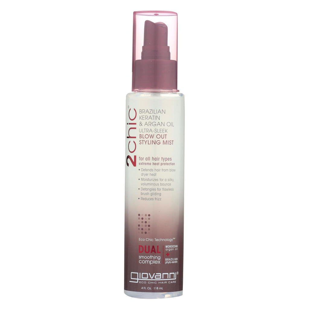 Giovanni 2chic Blow Out Styling Mist With Brazilian Keratin And Argan Oil - 4 Fl Oz