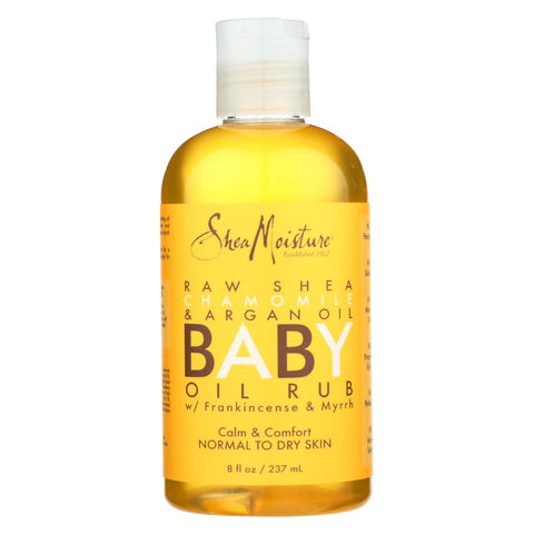 Sheamoisture Oil Rub - Baby - Raw Shea Butter - 8 Oz