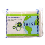 Twist Sponge - Plant-based - Scrub - 6 Pack - Case Of 8