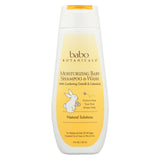 Babo Botanicals - Moisturizing Baby Shampoo And Wash - Oatmilk Calendula - 8 Fl Oz