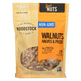 Woodstock Walnuts -  Halves & Pieces - Raw - Case Of 8 - 6 Oz.