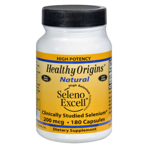 Healthy Origins Seleno Excell Selenium - 200 Mcg - 180 Capsules