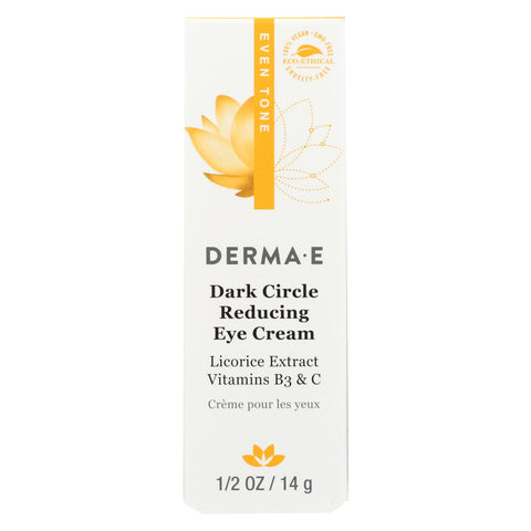 Derma E - Evenly Radiant Dark Circle Eye Creme - 0.5 Oz.