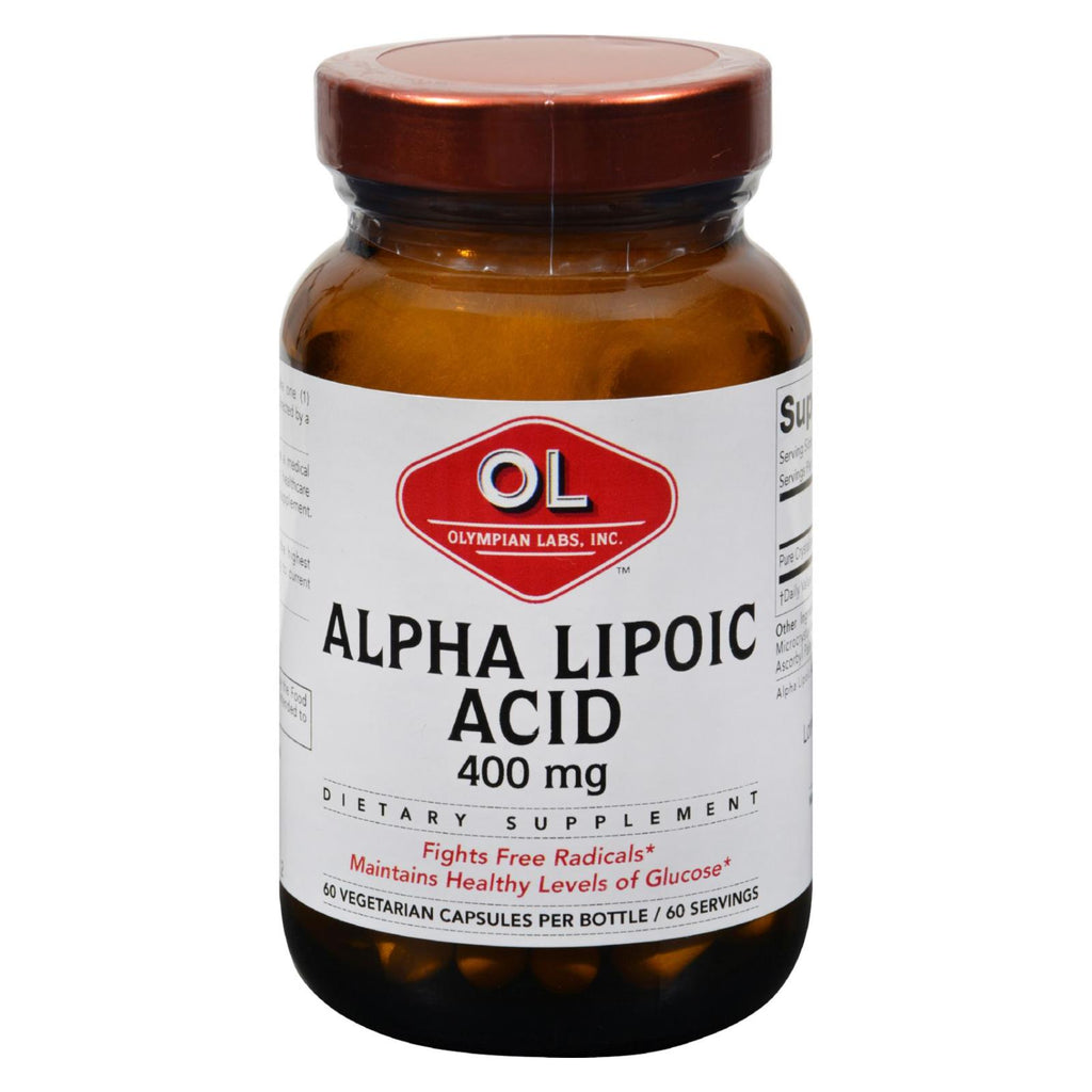 Olympian Labs Alpha Lipoic Acid - 400 Mg - 60 Capsules