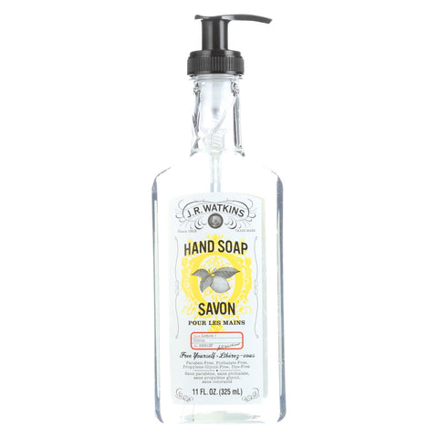 J.r. Watkins Liquid Hand Soap Lemon - 11 Fl Oz - Case Of 6