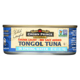 Crown Prince Tongol Tuna In Spring Water - Chunk Light - Case Of 12 - 5 Oz.