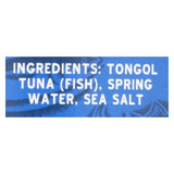 Crown Prince Tongol Tuna In Spring Water - Chunk Light - Case Of 12 - 5 Oz.