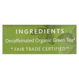 Choice Organic Teas Decaffeinated Green Tea - Case Of 6 - 16 Bags