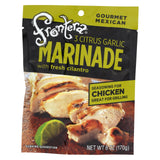 Frontera Foods Three Citrus Garlic Marinade - Garlic Marinade - Case Of 6 - 6 Fl Oz.