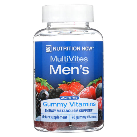 Nutrition Now Men's Gummy Vitamins Bold Fruit - 70 Gummies