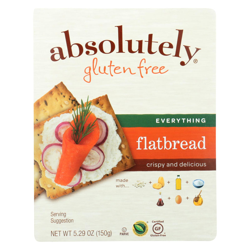 Absolutely Gluten Free - Flatbread - Original - Case Of 12 - 5.29 Oz.