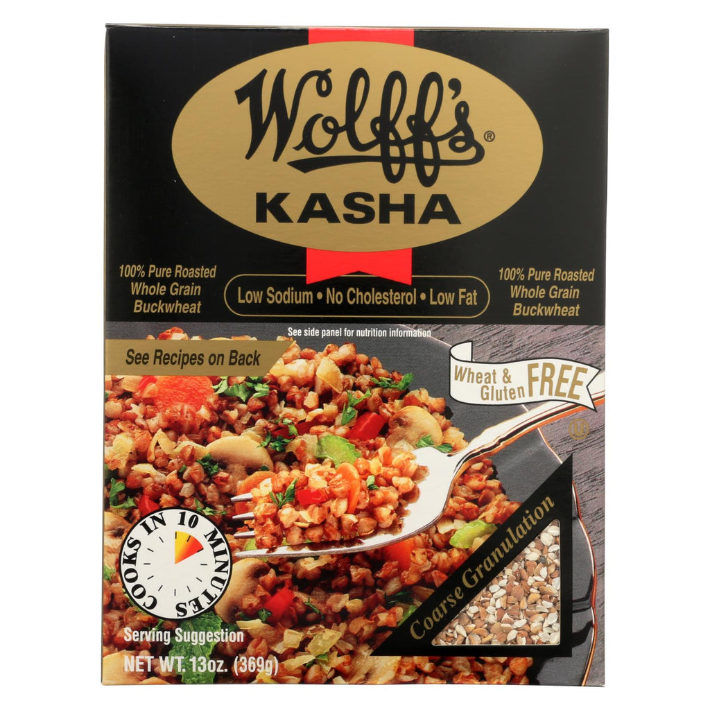 Wolff's Kasha Coarse Granulation - Case Of 6 - 13 Oz.