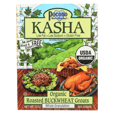 Pocono Whole Buckwheat Kasha - Organic - Case Of 6 - 13 Oz.