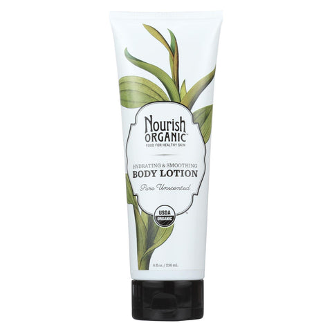 Nourish Organic Body Lotion Pure Unscented - 8 Fl Oz