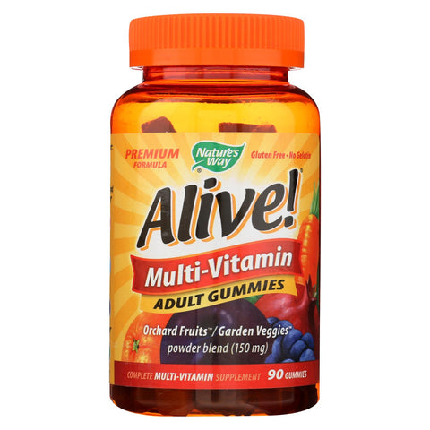 Nature's Way - Alive! Multi-vitamin Adult Gummies - 90 Gummies