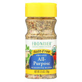 Frontier Herb All Purpose Seasoning - Salt Free - Case Of 6 - 2.5 Oz.