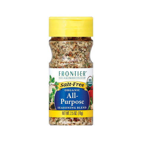 Frontier Herb All Purpose Seasoning - Salt Free - Case Of 6 - 2.5 Oz.