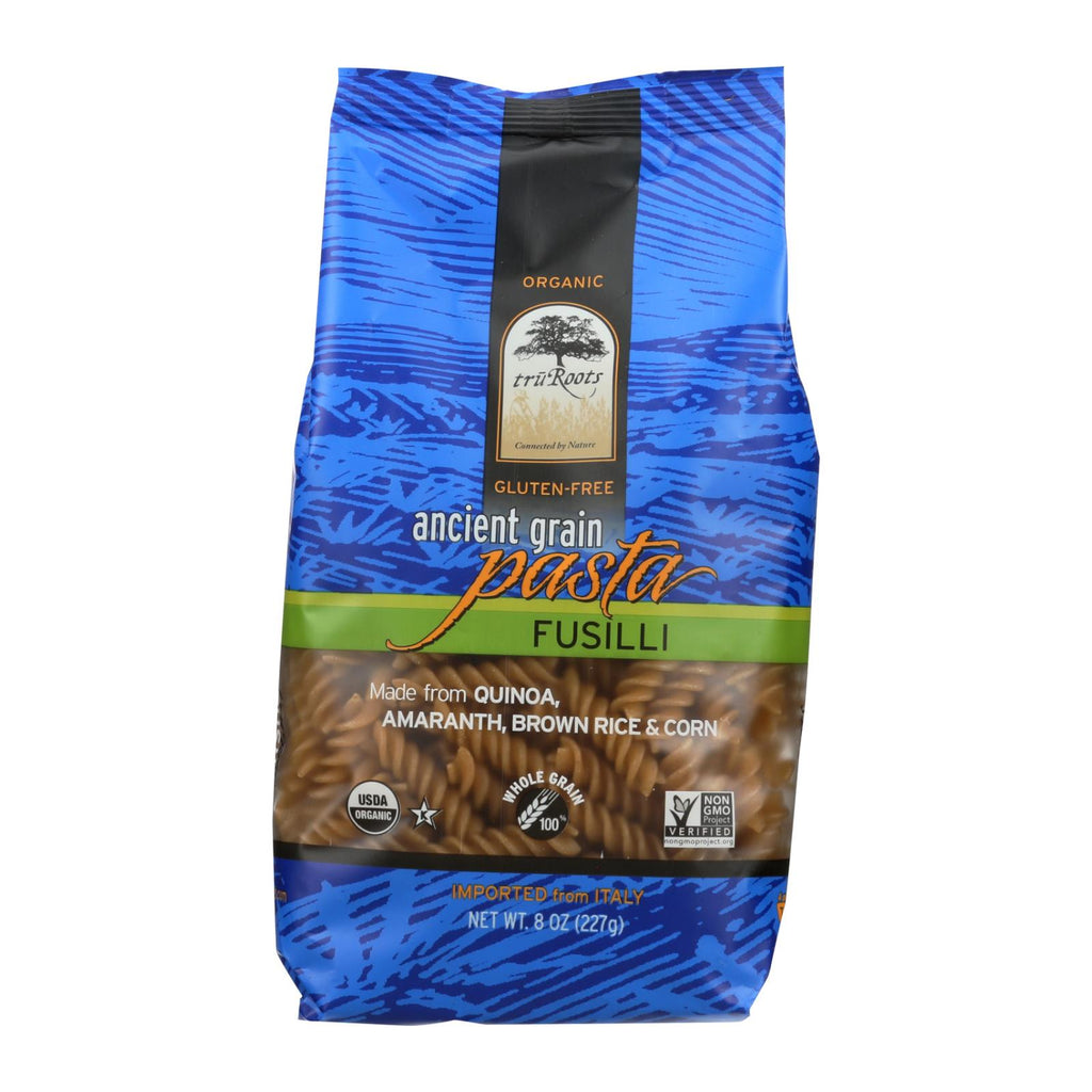 Truroots Organic Pasta - Fusilli, Ancient Grain - Case Of 6 - 8 Oz.