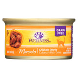 Wellness Pet Products Cat Food - Chicken Entr?e - Case Of 24 - 3 Oz.