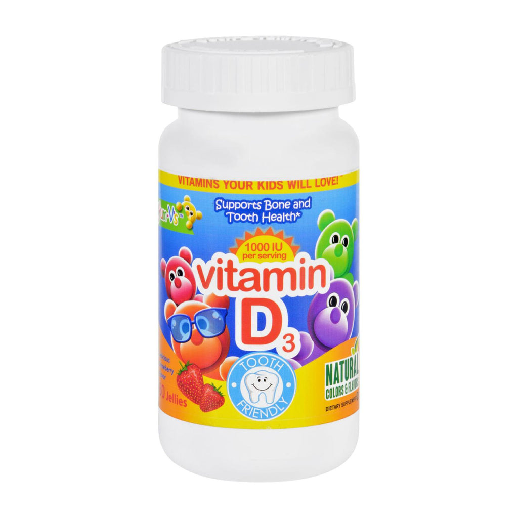 Yum V's Vitamin D Jellies Yummy Berry - 60 Chewables