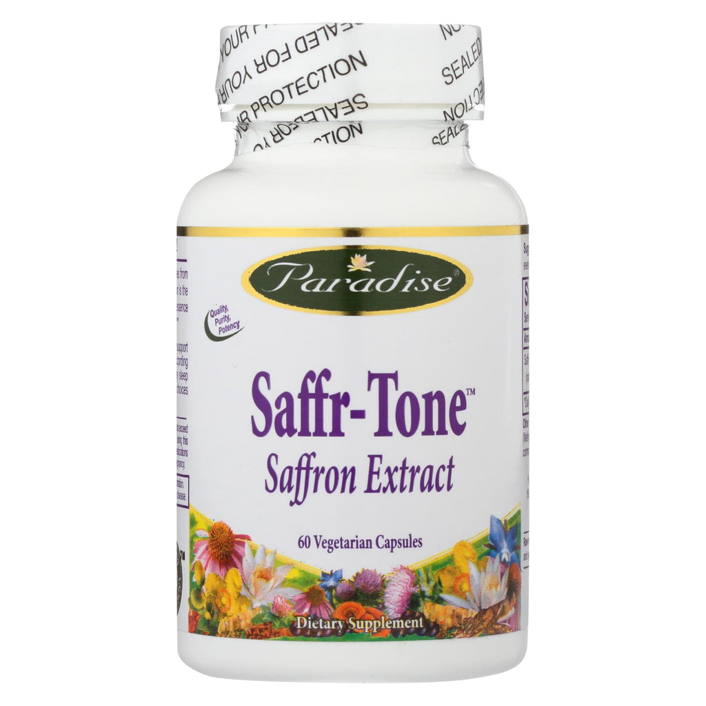 Paradise Herbs Saffr-tone Saffron Extract - 60 Vegetarian Capsules