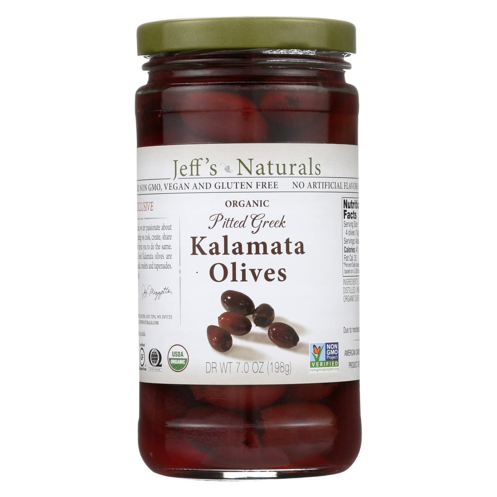 Jeff's Natural Jeff's Natural Kalamata Olive - Kalamata - Case Of 6 - 7 Oz.