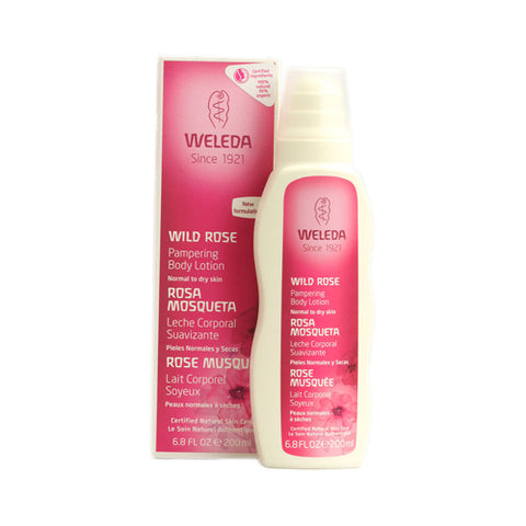 Weleda Pampering Lotion Normal To Dry Skin Wild Rose - 6.8 Fl Oz